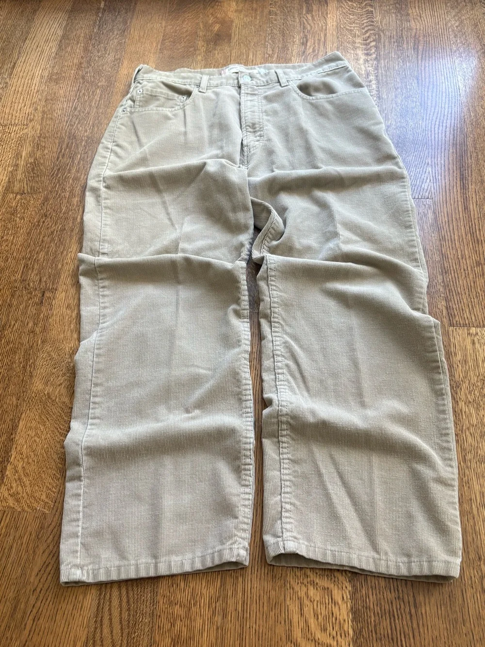 VTG y2kLevi’s 569 Beige Corduroy Pants 34x30 skater baggy grunge loose straight